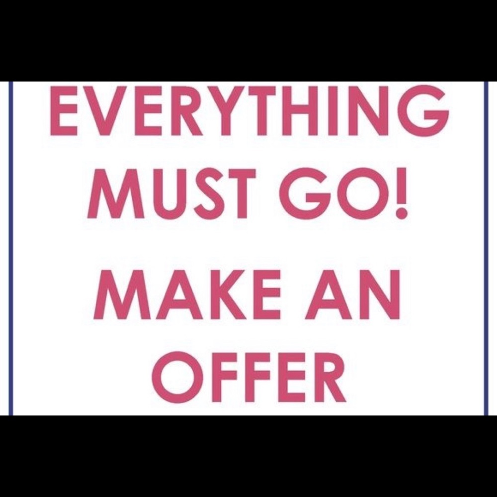 CLOSET CLEAROUT MAKE AN OFFER